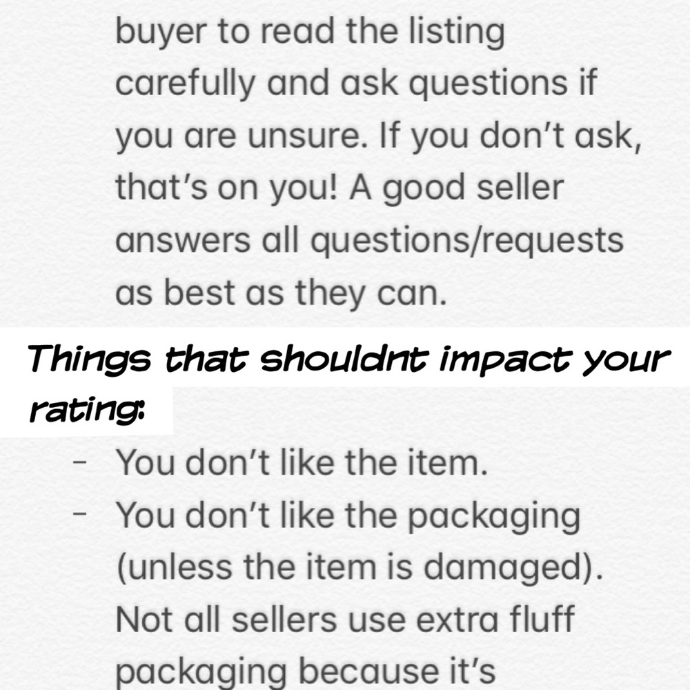 CLOSET FAQs. Please read! - Picture 5 of 7
